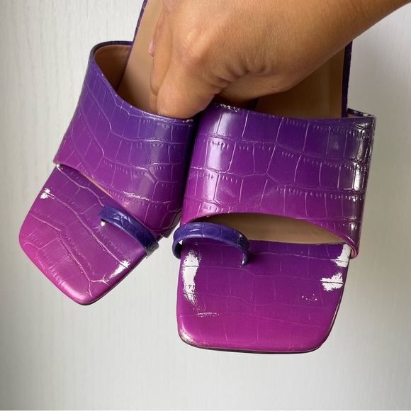 INC International Concepts Purple Friskee Slide Sandals Size Women's 10. - Picture 7 of 10